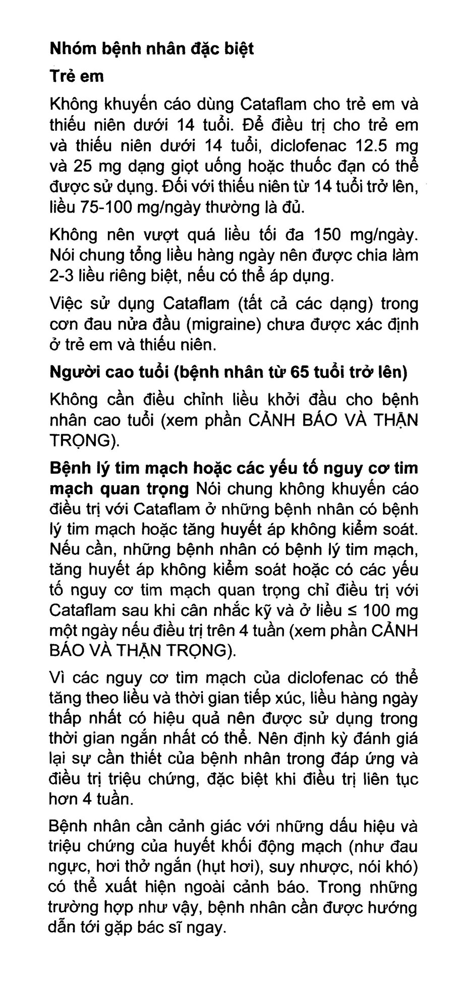 Cataflam 25mg giảm đau, kháng viêm xương khớp (1 vỉ x 10 viên) - 14